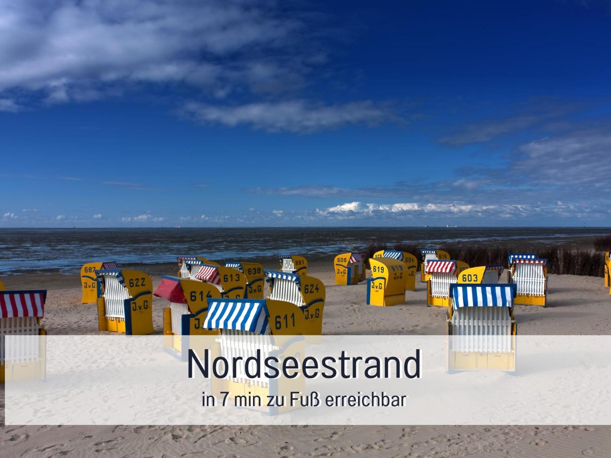 Strandloft Cuxhaven Im Haus Frauenpreiss Sahlenburg - Strandnah - 2 Hunde Willkommen -Schwimmbad - Sauna - Direkt Am Wald - Dachterrasse Mit Blick Nach Neuwerk Kültér fotó